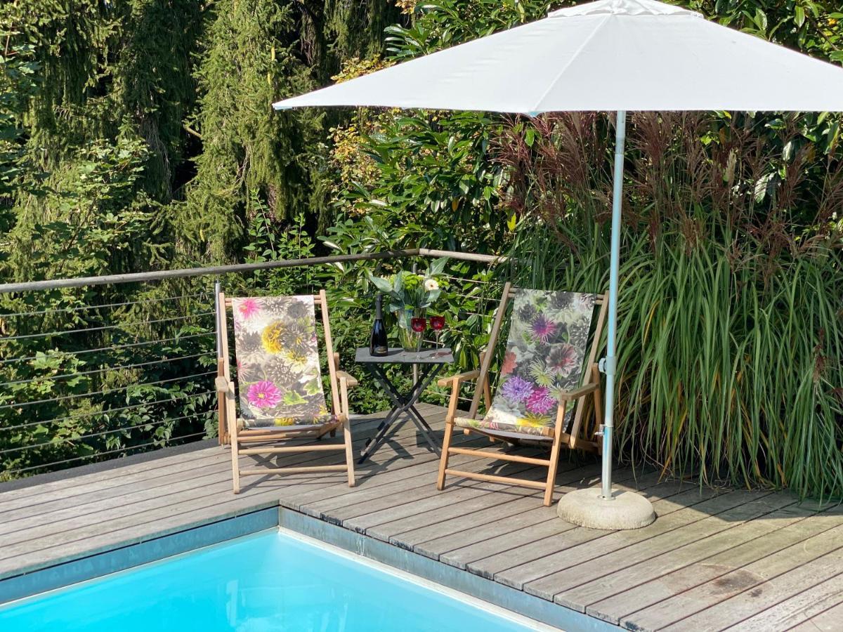 Landhaus Am Plattenbichl - Luxus Apartment Mit Privat-Pool Und Sauna - Im Sommer Bergbahn Inklusive Oberstdorf Exterior foto